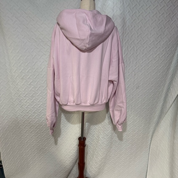 Blogilates Soft Pink Women's Bomber Jacket - Picture 3 of 4